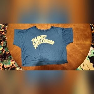 Planet Hollywood crop top tee